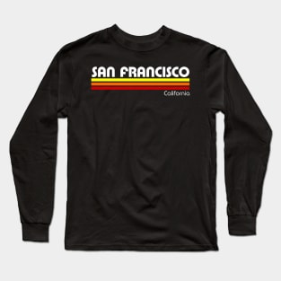 Retro San Francisco Long Sleeve T-Shirt